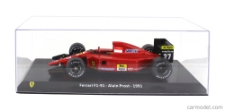 Edicola Ferrari F1 F1-91 N 27 Sezóna 1991 Alain Prost - Con Vetrina - s vitrínou 1:24 červená čierna