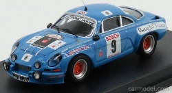 Trofeu Renault Alpine A110 N 9 Rally Ypres 1975 M.nusbaumer - Jimmy 1:43 Modrá