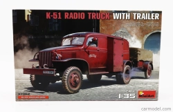 Miniart Chevrolet K-51 Radio Truck s prívesom Vojenský 1951 1:35 /
