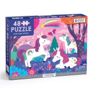 Mudpuppy Puzzle Kouzelní jednorožci 48 dílků