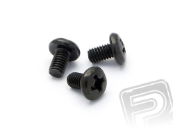 Skrutka s šošovkovou hlavou M3x5mm (6ks)