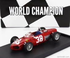 Brumm Ferrari F1  156 N 38 World Champion 3rd Monaco Gp 1961 Phil Hill 1:43 Red
