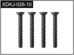 J-026-10 - Skrutky 2 × 10 mm (4 ks)