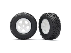 Traxxas kolo 1.8/1.4", disk SCT bílý, pneu SCT (2)