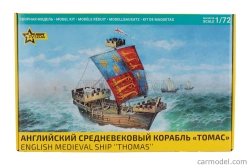 Zvezda Boat Thomas - English Medieval Ship 1:72 /