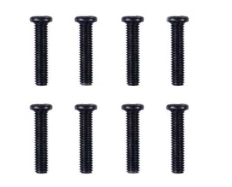 Skrutky M2,5*10, polguľatá hlava