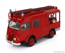 Edicola Renault 1000kg cisternové hasičské auto 1965 1:43 Červená