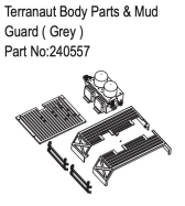 HBP240557 - Terranaut Body Parts & Mud Guard ( Grey )