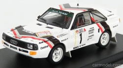 Trofeu Audi Quattro Sport N 1 Winner Rally Stadte 1984 - Štart Pretek Verzia W.rohrl - C.geistdorfer 1:43 Biela
