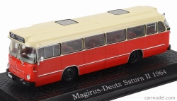 Edicola Magirus Deutz Saturn Ii Autobus 1957 - Damage Display Box 1:72 Červený Krém