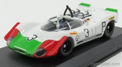 Najlepší model Porsche 908/02 N 3 3. 1000km Nurburgring 1969 Elford - Ahre 1:43 Biela Zelená Červená