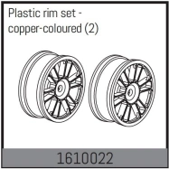 Plastic rim set - copper-coloured (2)