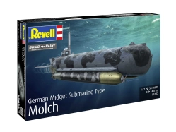 Plastic ModelKit ponorka 05187 – German Midget Submarine Type Molch (1:72)