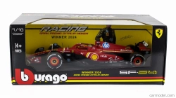 Bburago Ferrari F1 Sf-24 Team Scuderia Ferrari N 16 Winner Italy Monza Gp 2024 Charles Leclerc 1:18 Červená Bílá Černá