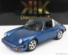 Porsche 911 Carrera 3.0 Targa 1977 v mierke Kk 1:18 Blue Met