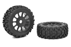 Kompletné kolesá Scorpion XTB - Off-Road 1/8 buggy 2WD predné - 2 ks