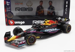 Bburago Red bull F1 Rb19 Team Oracle Red Bull Racing N 11 2nd Miami Gp 2023 Sergio Perez 1:18 Matt Blue