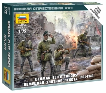 Zvezda figurky German Elite Troops 1939-43 (1:72)
