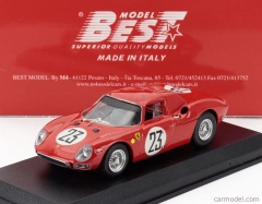 Best-model Ferrari 250lm 3.3l V12 Team Equipe Nationale Belge N 23 24h Le Mans 1964 Pierre Dumay - Gerard Langlois Van Ophem 1:43 Red
