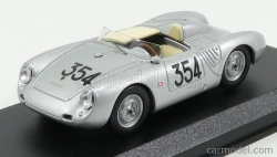 Najlepší model Porsche 550rs Spider N 354 Mille Miglia 1957 Heinz Schiller 1:43 Silver