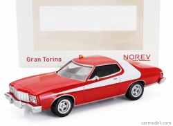 Norev Ford usa Gran Torino Coupe 1976 1:43 Červená Bílá