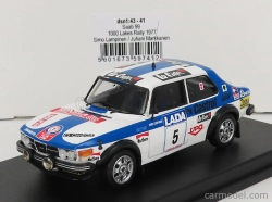 Trofeu Saab 99 N 5 Rally 1000 Lakes 1977 S.lampinen - J.markkanen 1:43 Bielo modrá