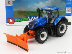 Bburago New holland T7.315 Tractor 2009 1:32 Modrá Oranžová