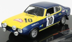 Ixo-models Ford england Capri 2600 Rs N 10 Rally Rajd Polski 1972 W.rohrl 1:43 Modrá Žltá