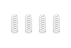 Turbo Racing pružiny 4ks