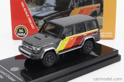 Paragon-models Toyota Land Cruiser Lc76 Trd Lhd 2014 1:64 Šedá Červená Oranžová Žlutá