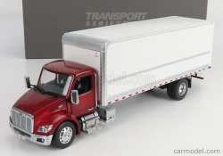 Dm-models Peterbilt 536 Truck Cassonato 2010 1:32 Červená Met Bílá