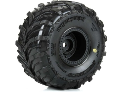 Pro-Line kolo 1:16, pneu Dreadnaught, disk černý (4): Arrma Gorgon/Quake Grom