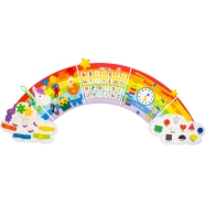 2Kids Toys Soft activity board Dúha s oblakmi