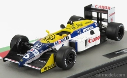 Edicola Williams F1 Honda Fw11b N 6 Majster sveta Sezóna 1987 Nelson Piquet 1:43 Biela Modrá Žltá