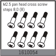 M2.5 pan head cross screw steps 8.0 (8)
