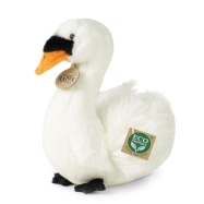Rappa Plyšový vták labuť sediaca 23 cm ECO-FRIENDLY