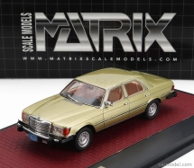Modely v mierke Matrix Mercedes benz S-class 300sd Turbodiesel (w116) Usa Version 1977 1:43 Gold Met