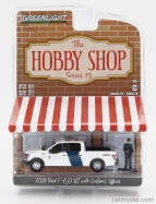 Greenlight Ford usa F-150 Xlt Pick-up With Customs Officier 2018 1:64 Bílá