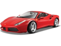 ROZBALENÉ – Bburago Ferrari 488 GTB 1:18 červená