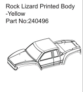 HBP240496 - Rock Lizard Printed Body-Yellow