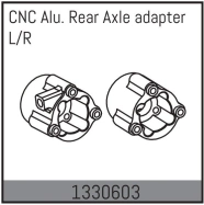 1330603 - CNC Alu Rear Axle Adapter L/R Absima Yucatan