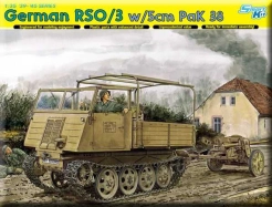 Model Kit military 6684 - GERMAN RSO/03 ARTILLERY TRACTOR w/5cm PaK 38 (SMART KIT) (1:35)