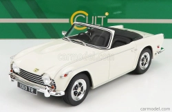 Modely v mierke Cult-scale Triumph Tr5 Spider 1967 1:18 Biela