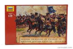 Zvezda Figures Swedish Dragoons Of Charles Xii 1:72 /