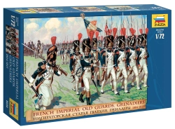 Zvezda figurky - francouzská císařská staré garda 1804-1815 (1:72)
