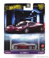 Mattel hot wheels Mclaren F-1 Road Car 1993 1:64 Red Met