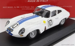 Najlepší model Jaguar E-type 3.8l S6 Coupe Team Briggs Cunningham N 10 4. 24h Le Mans 1962 B.cunningham - R.salvadori 1:43 Biela Modrá