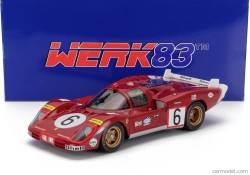 Werk83 Ferrari 512s 5.0l V12 Long Tail Team Sefac Spa Ferrari N 6 24h Le Mans 1970 Ignazio Giunti - Nino Vaccarella 1:18 Red