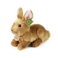 Rappa Plyšový králik hnedý ležiaci 23 cm ECO-FRIENDLY