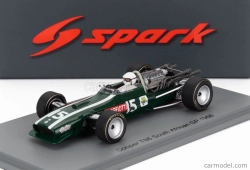 Spark-model Cooper F1  T86 N 15 South Africa Gp 1968 Ludovico Scarfiotti 1:43 Zelená Bílá